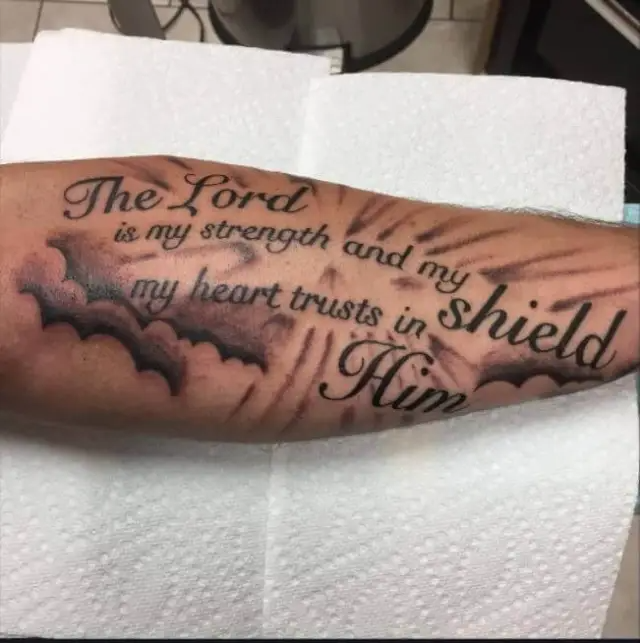 20 Bible Scripture Tattoos On Arm For Men Entertainmentmesh Half