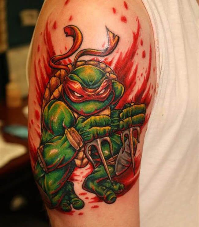 20 Cool Ninja Turtle Tattoo Ideas Designs Petpress Ninja Turtle