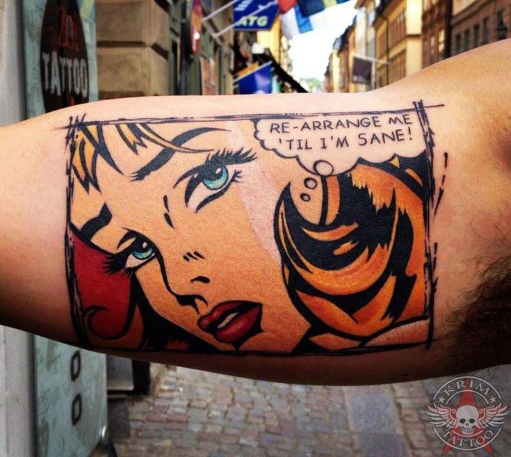 20 Coolest Comic Book Inspired Tattoos Tattoodo