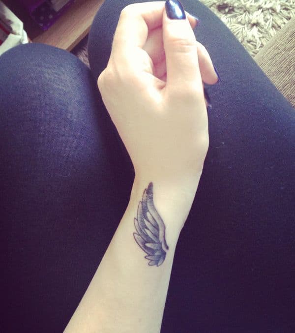 20 Cutest Wrist Angel Wings Tattoo Ideas With Their Meanings Tuko Co Ke