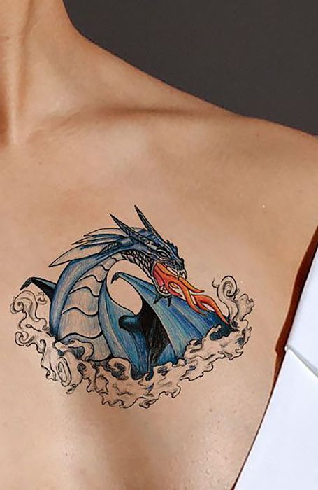 20 Fierce Dragon Tattoo Designs For Women And Meaning 2024