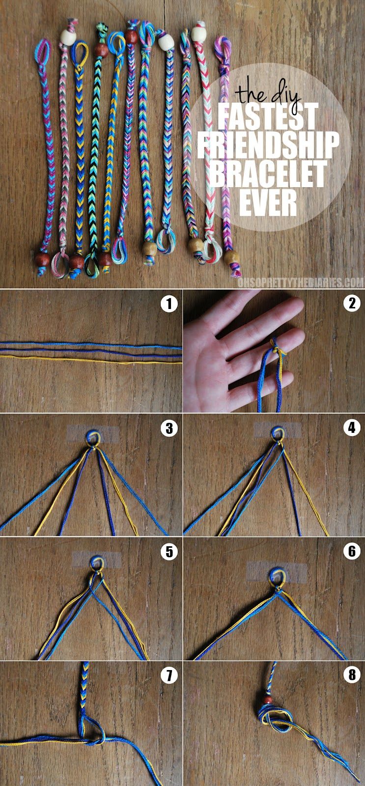 20 Friendship Bracelet Tutorials From 1 Supply Becoming Martha