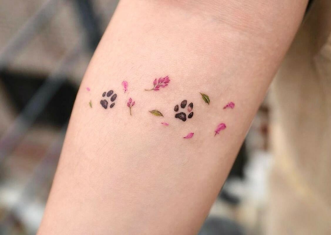 20 Memorial Paw Print Tattoo Ideas That Will Blow Your Mind