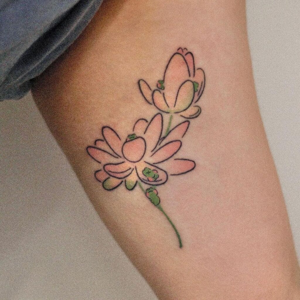 20 Mesmerizing Lotus Flower Tattoo Inspirations To Blossom Your