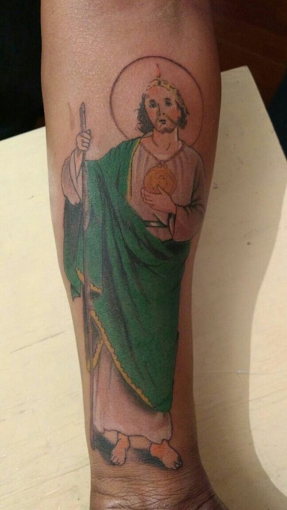 20 Mind Blowing San Judas Forearm Tattoos