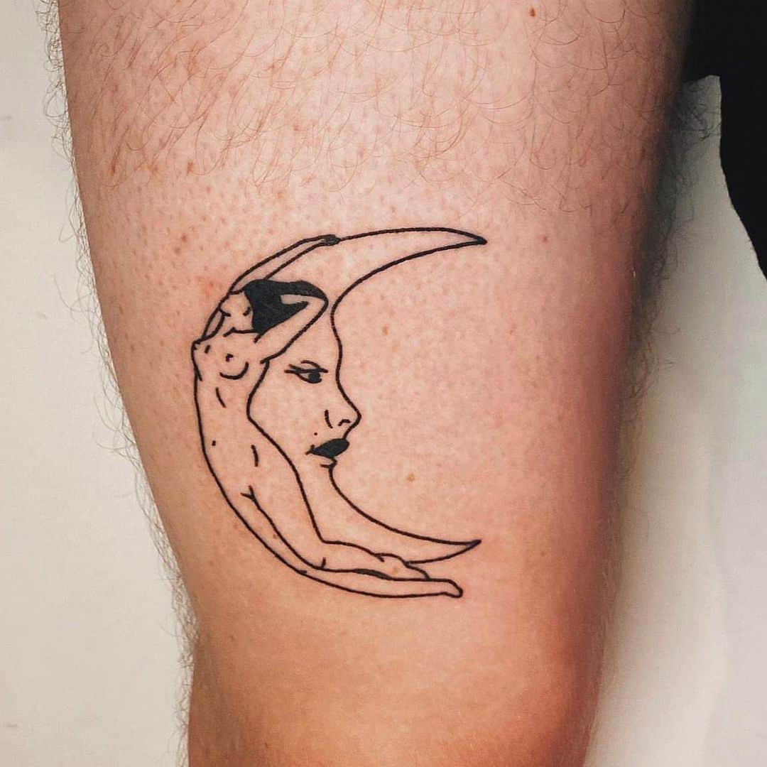 20 Moon Tattoos That Are Simply Magical Goddess Tattoo Moon Tattoo