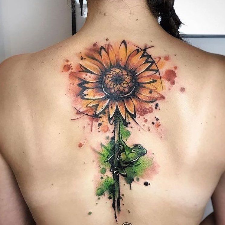 20 Tatuajes De Girasoles Hermosos Y Su Significado Mundo De Tatuajes