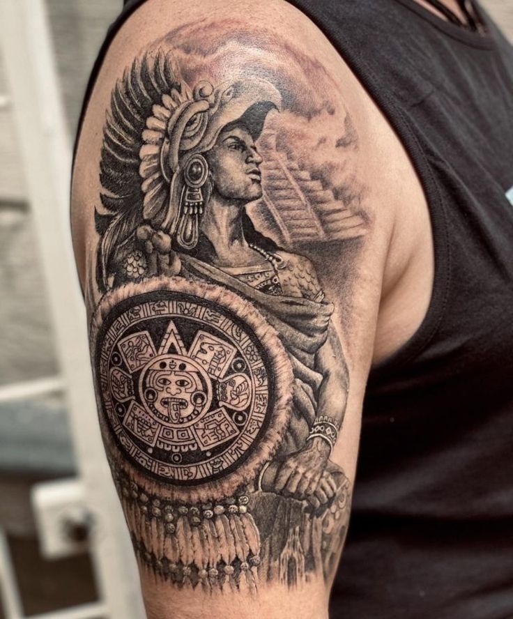 22 Amazing Aztec Warrior Tattoo Ideas To Inspire You In 2023 Outsons