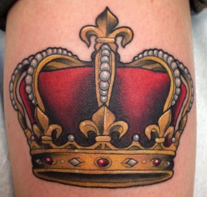 23 King Crown Tattoos With Glorious Meanings Tattooswin