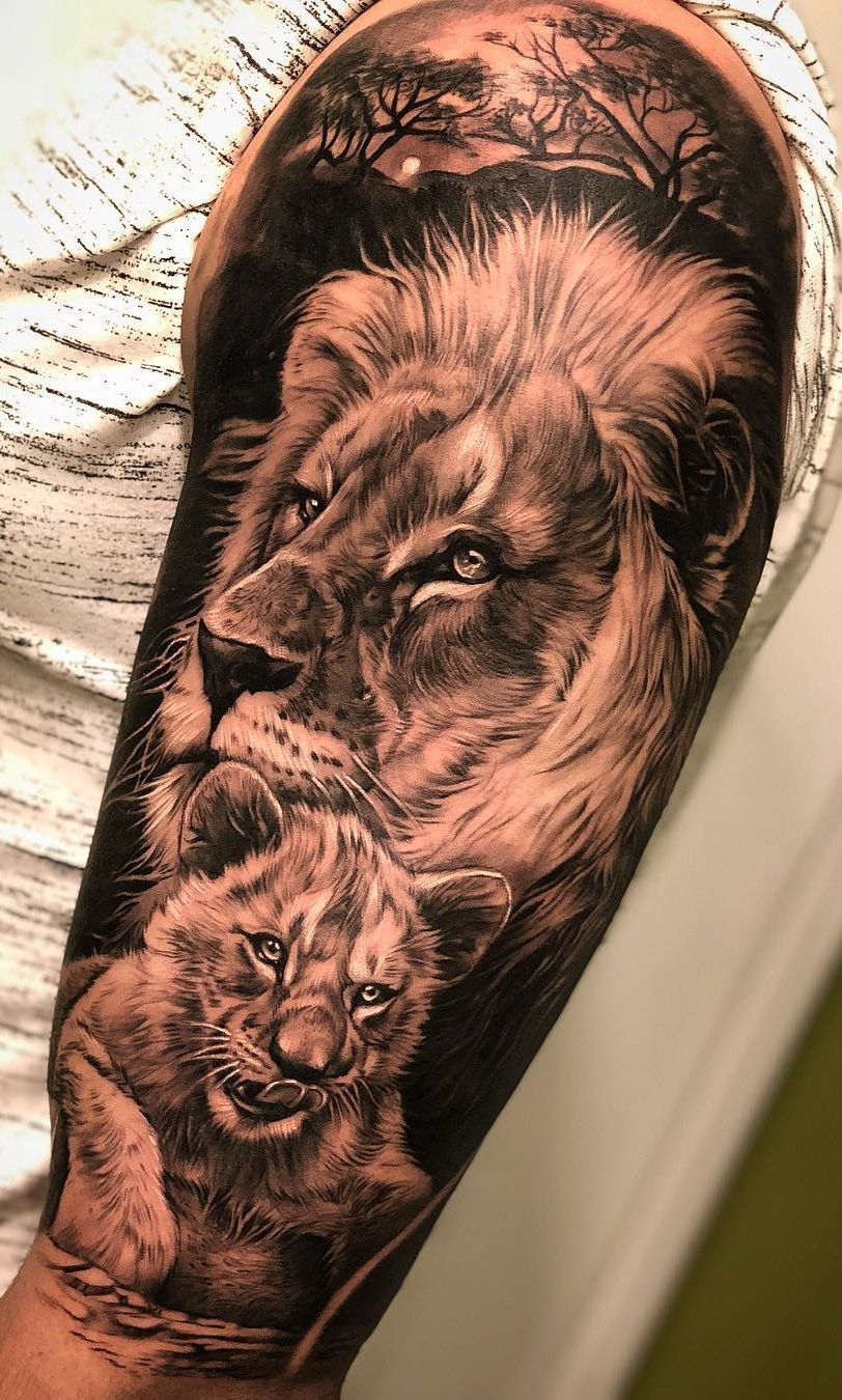 24 Small Lion Tattoo Designs And Ideas Petpress Lion Head Tattoos Small Lion Tattoo Head