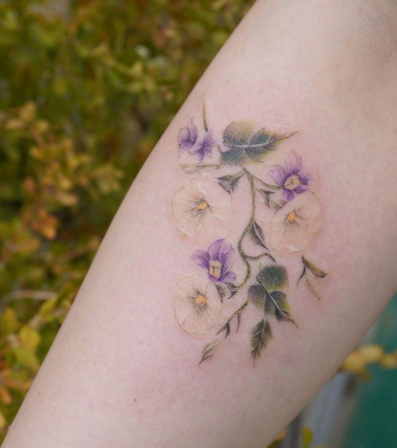 25 Amazing Morning Glory Tattoos For Girls Morning Glory Tattoo