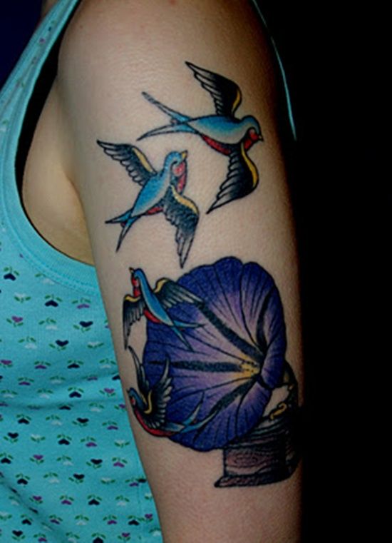 25 Amazing Morning Glory Tattoos For Girls