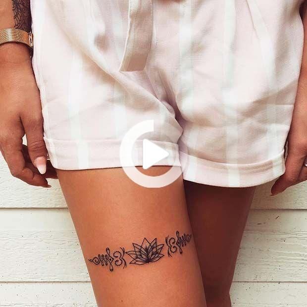 25 Badass Thigh Tattoo Ideas For Women Stayglam