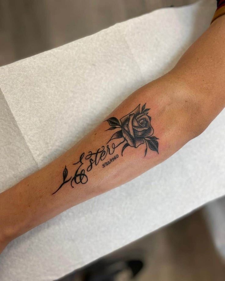 25 Beautiful Roses With Names Tattoo Ideas For Women Rose Tattoo With Name Rose Tattoos For