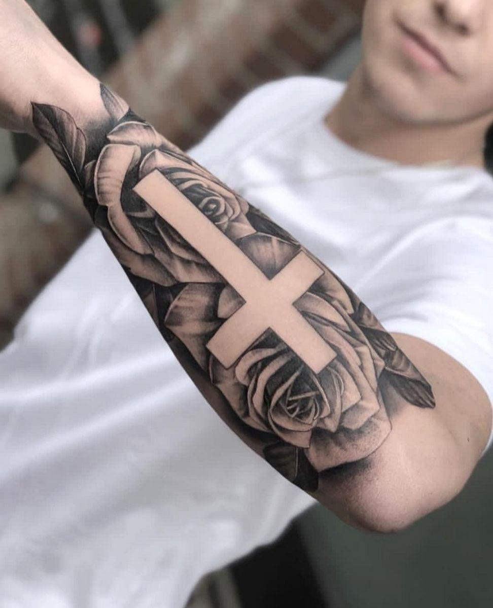 25 Inspiring Coolest Forearm Tattoos Trend All Day Cross Tattoo For