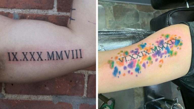 25 Roman Numeral Tattoos For Smart Men Pulptastic