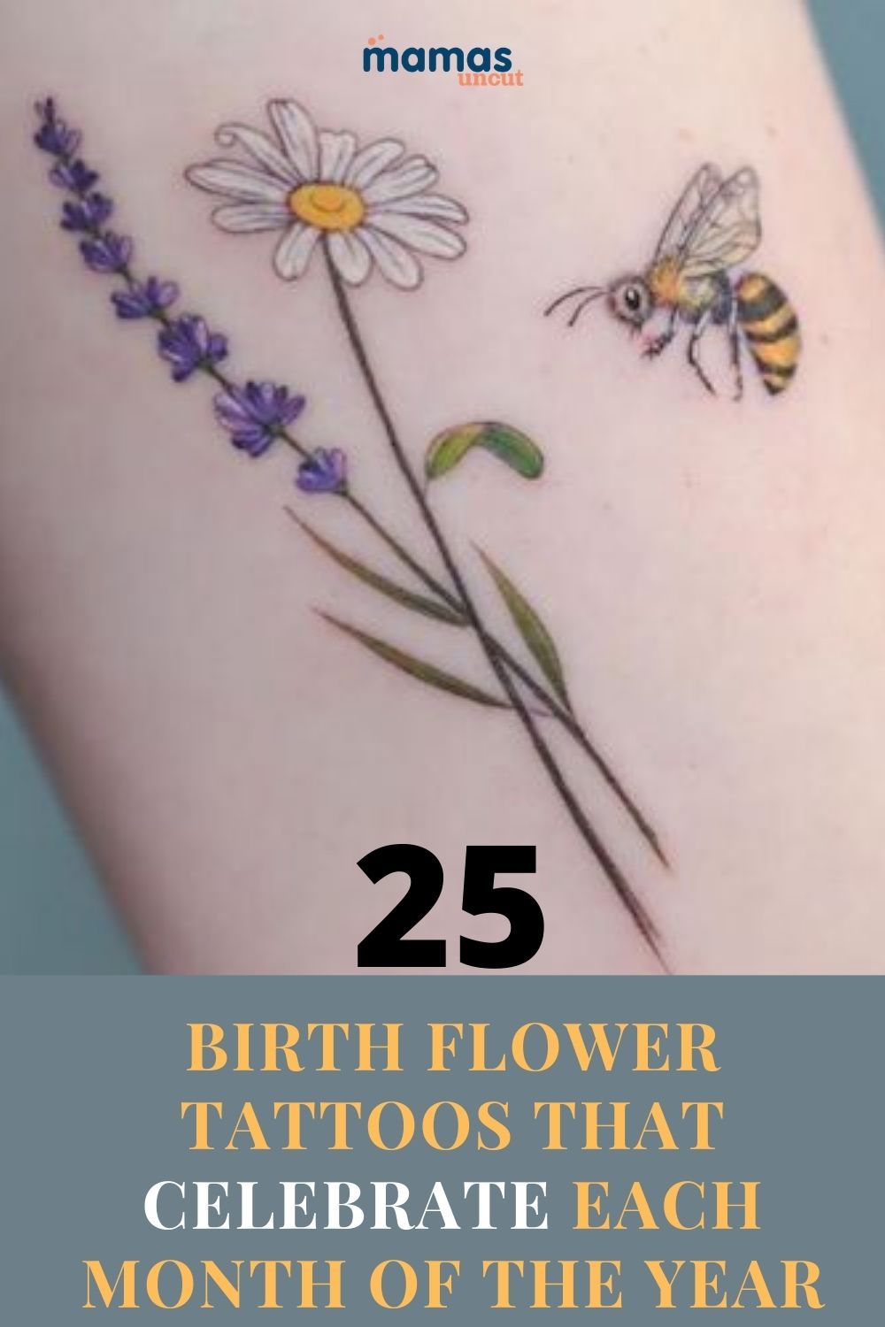 25 Symbolic Birth Flower Tattoos That Celebrate Each Month Birth Flower