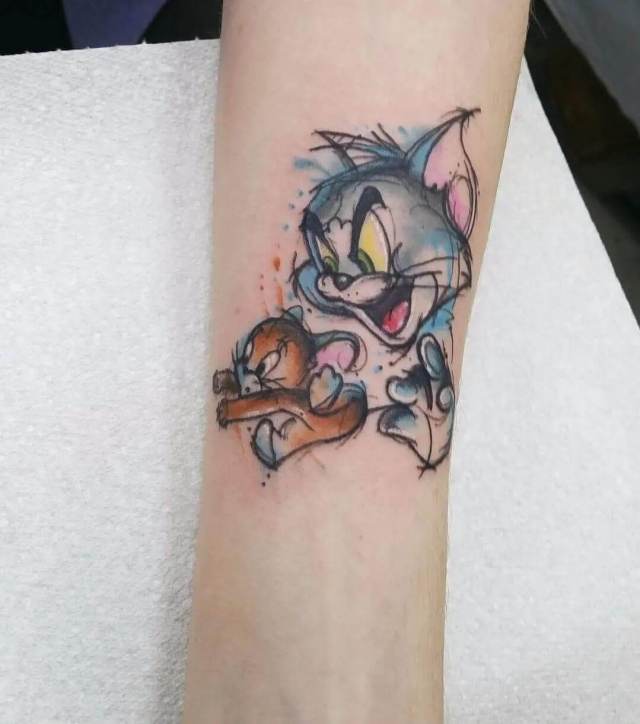 25 Tom And Jerry Tattoo Ideas For Cartoon Fans Entertainmentmesh