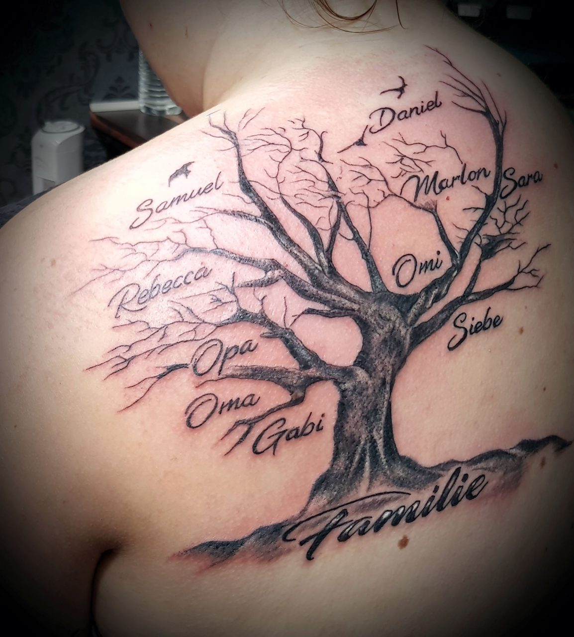 250 Images Of Family Tree Tattoo Designs 2019 Ideas With Names