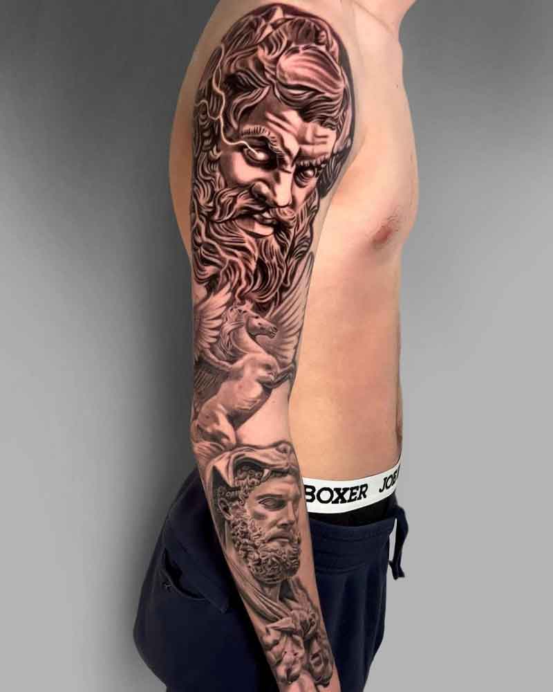 27 Ancient Greek God Tattoo Ideas For The Fighters Out There