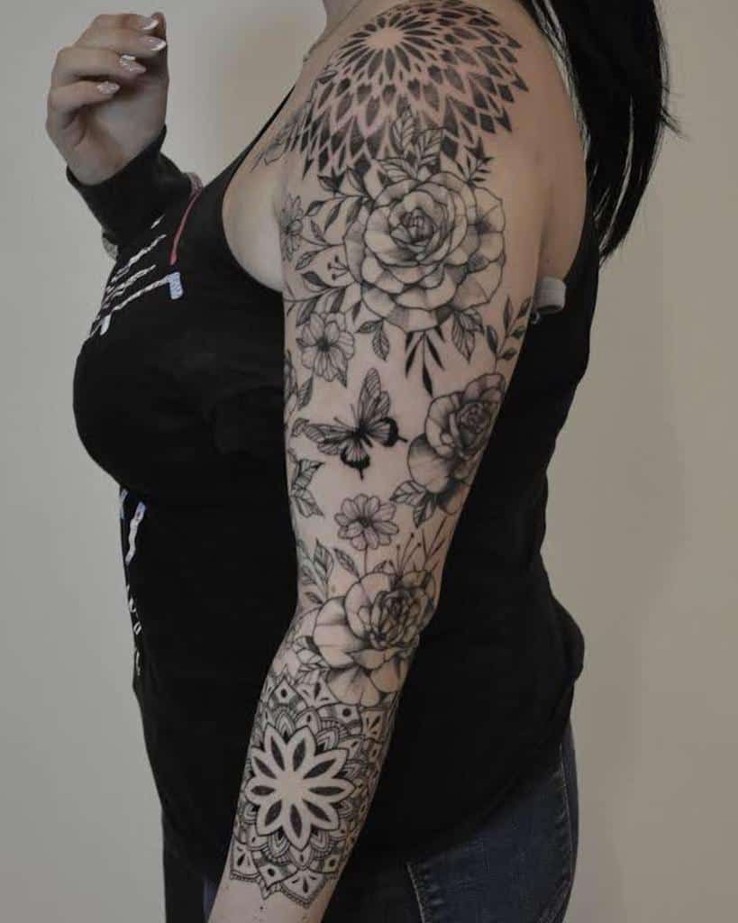 27 Tattoo Sleeve Filler Ideas For Women Tattoo Glee