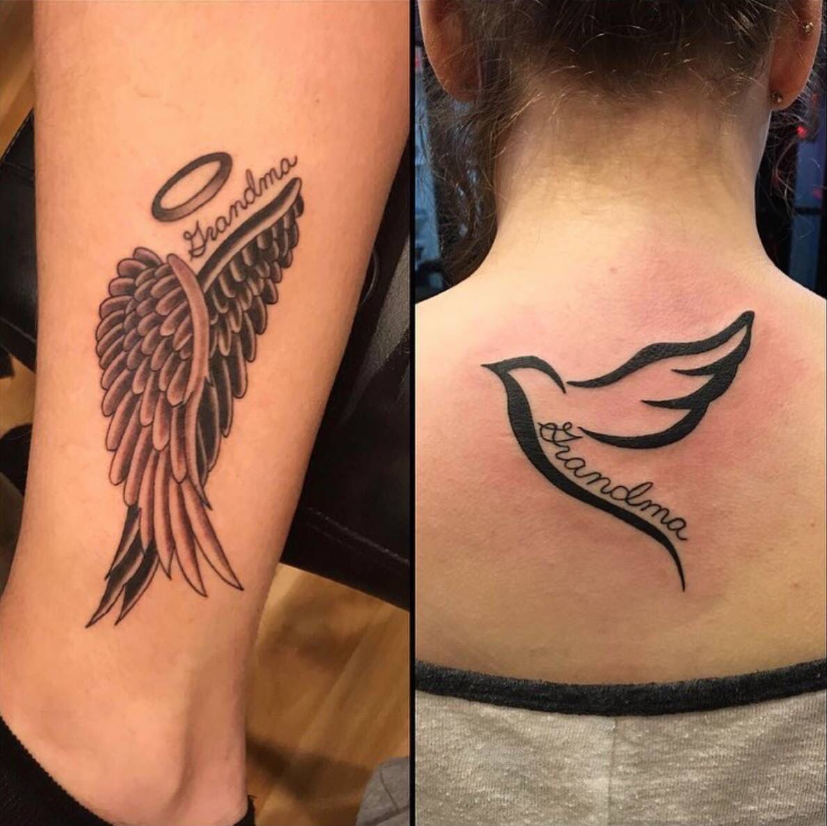 28 Stunning Angel Wing Tattoos For Females On Wrist Image Ideas