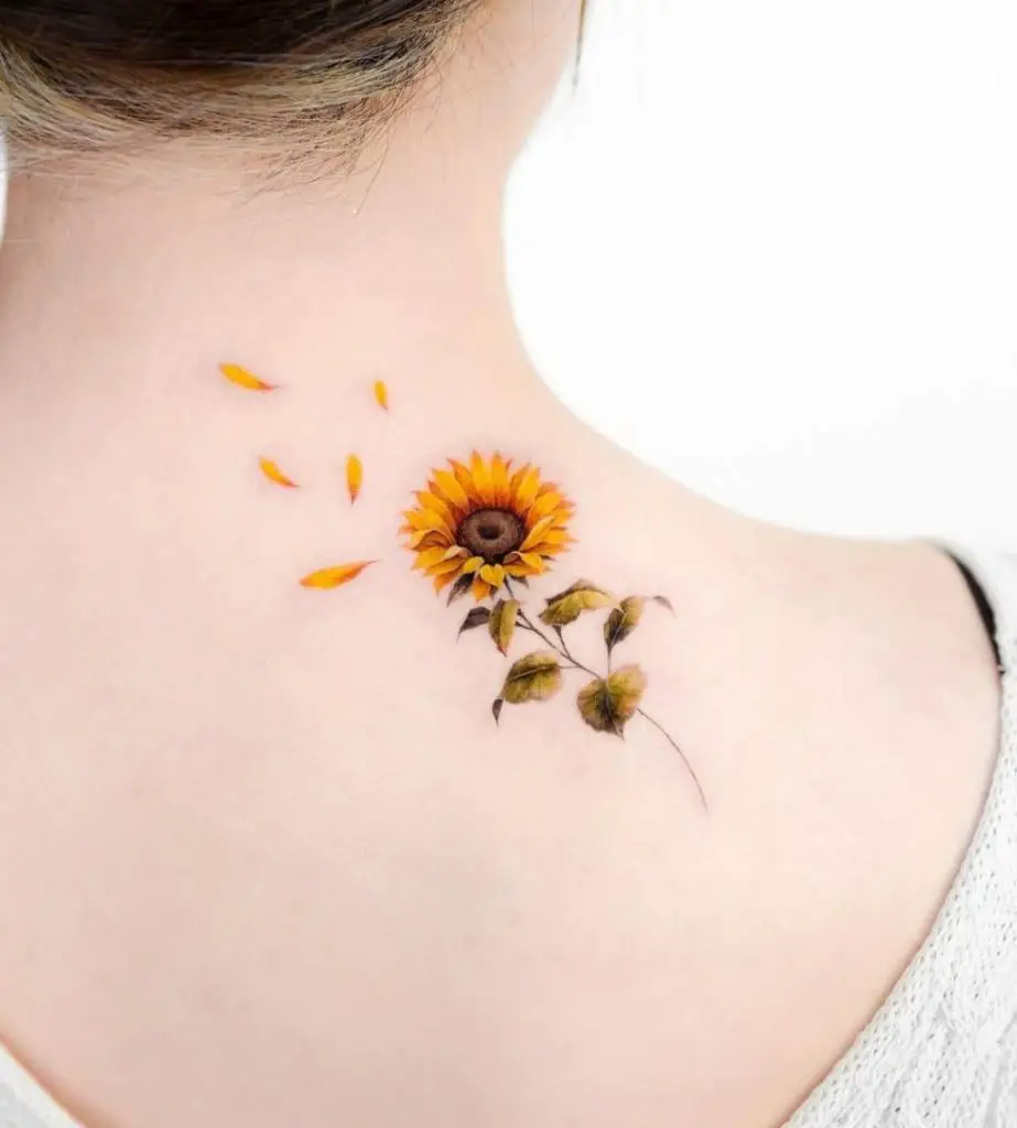 30 Best Sunflower Tattoos For Women 2021