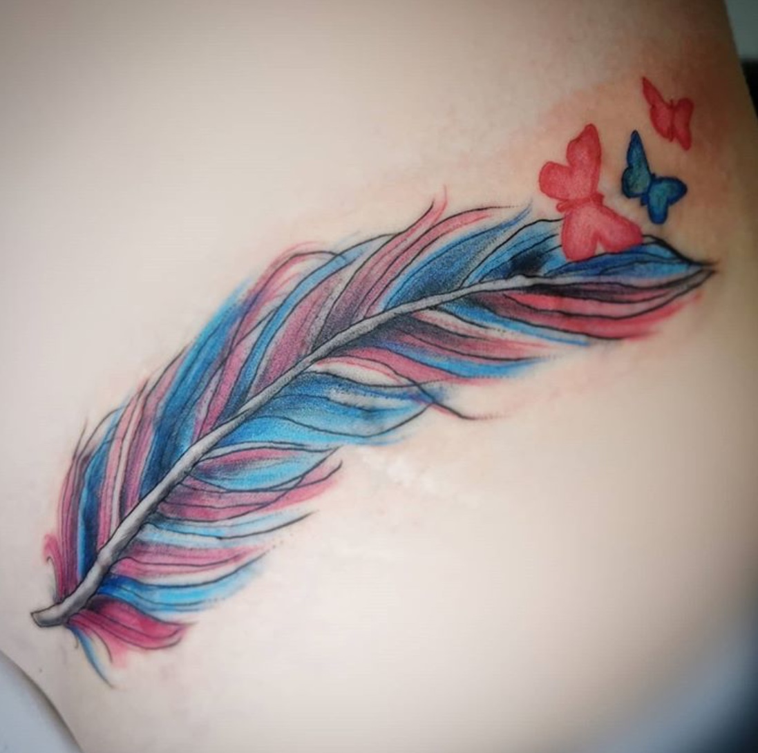 30 Charming Feather Tattoo Designs The Xo Factor