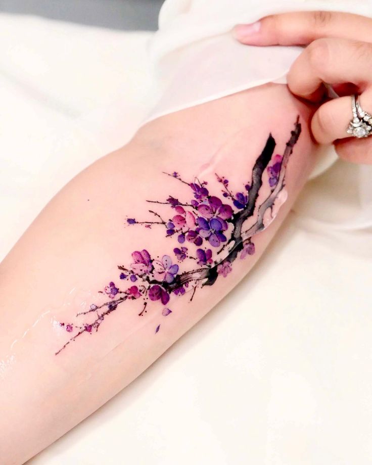 30 Cherry Blossom Tattoo Ideas For Women And Men 100 Tattoos