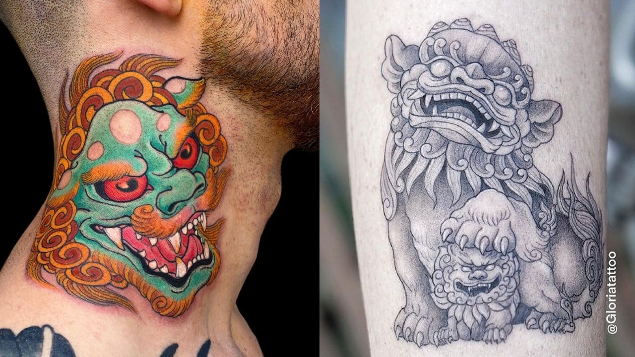 30 Fu Dog Tattoos That Bring Ancient Guardians To Life 100 Tattoos