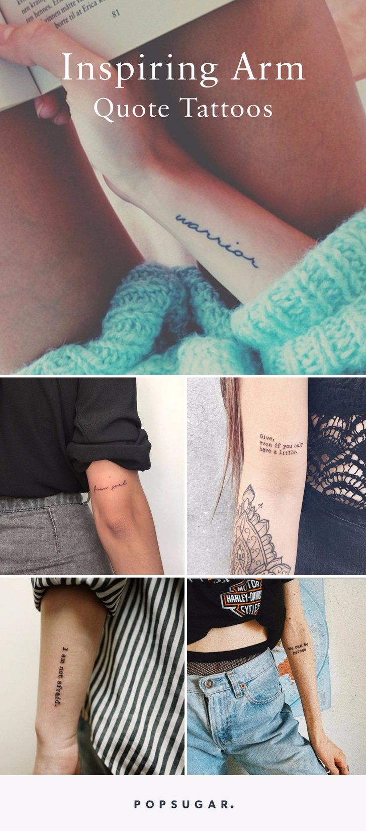 30 Inspiring Arm Quote Tattoos Tattoo Quotes Arm Quote Tattoos