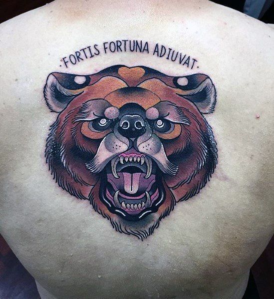 30 Neo Traditional Bear Tattoo Ideas For Men