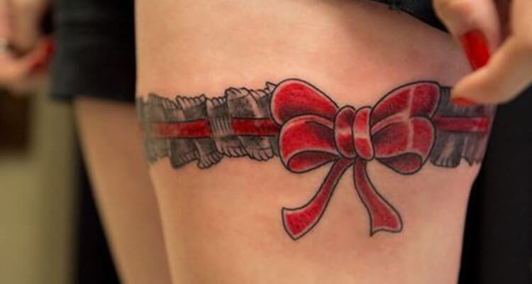 30 Sexiest Garter Belt Tattoo Designs For Women 2024