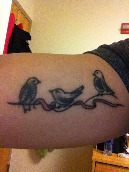 30 Three Little Birds Tattoo Ideas January 2021 Petit Tatouage