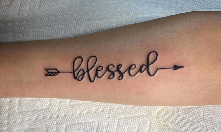 31 Inspiring Blessed Tattoos That Will Motivate You Everyday