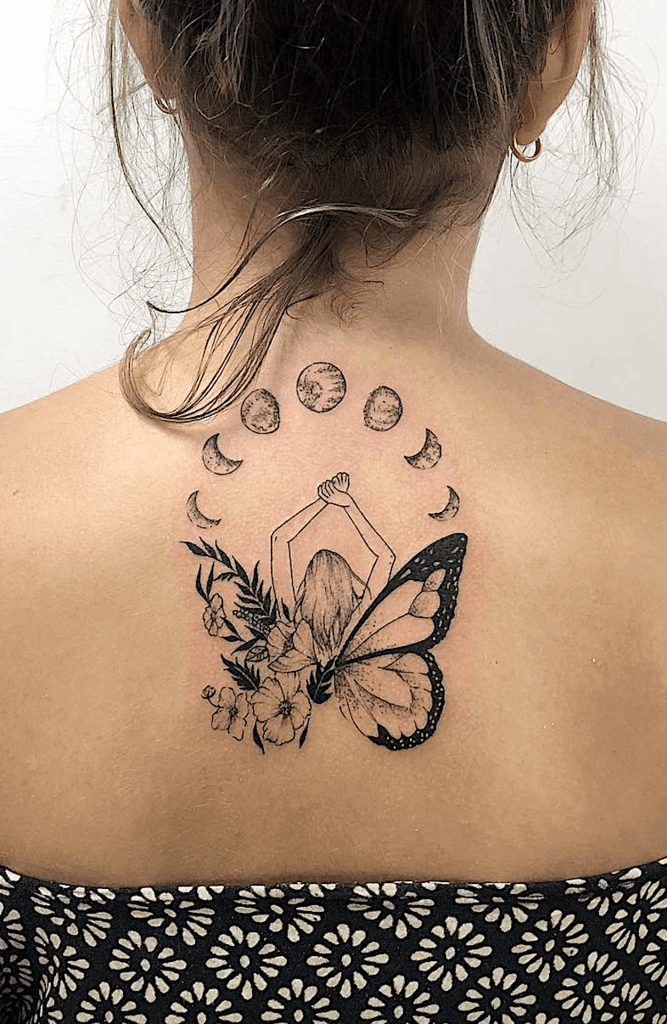 34 Full Moon And Fairy Tattoos Ideas Fairy Tattoo Tattoos Moon Tattoo