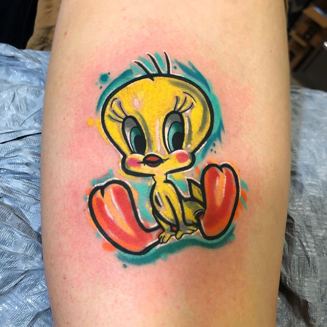 34 Lovely Tweety Tattoos Tattoo Designs Tattoosbag Com