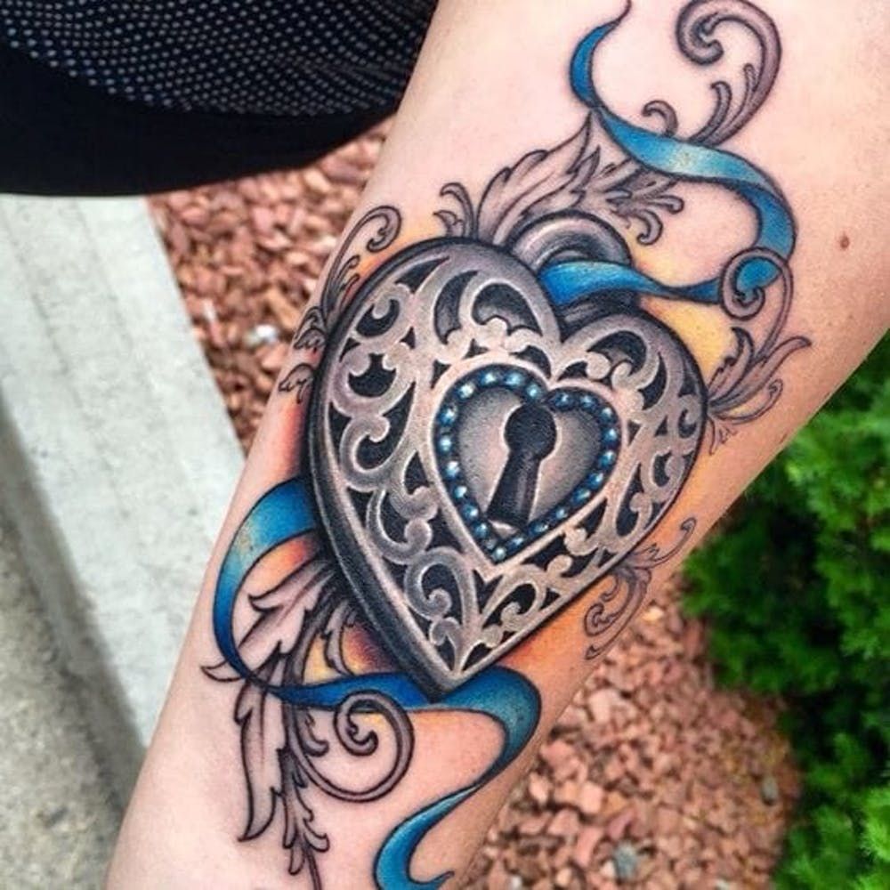 36 Best Heart Lock Tattoo Images On Pinterest Heart Lock Tattoo