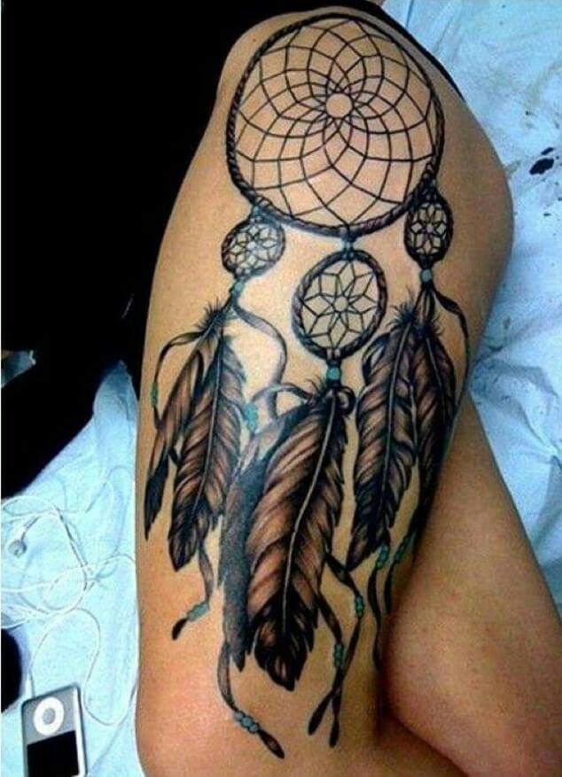 36 Meaningful Dreamcatcher Tattoo Designs