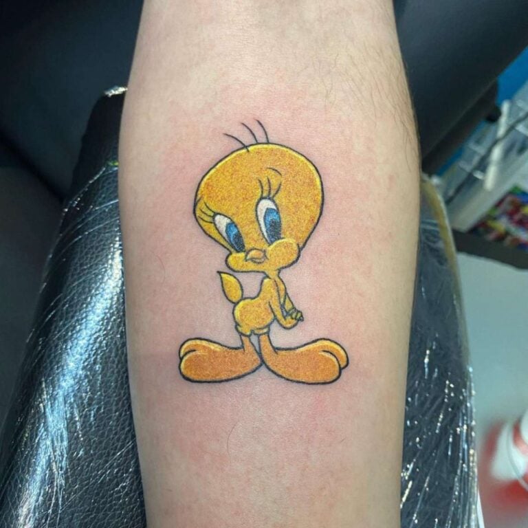 37 Tweety Bird Tattoo Ideas That Ll Make You Looney Tattoo Glee