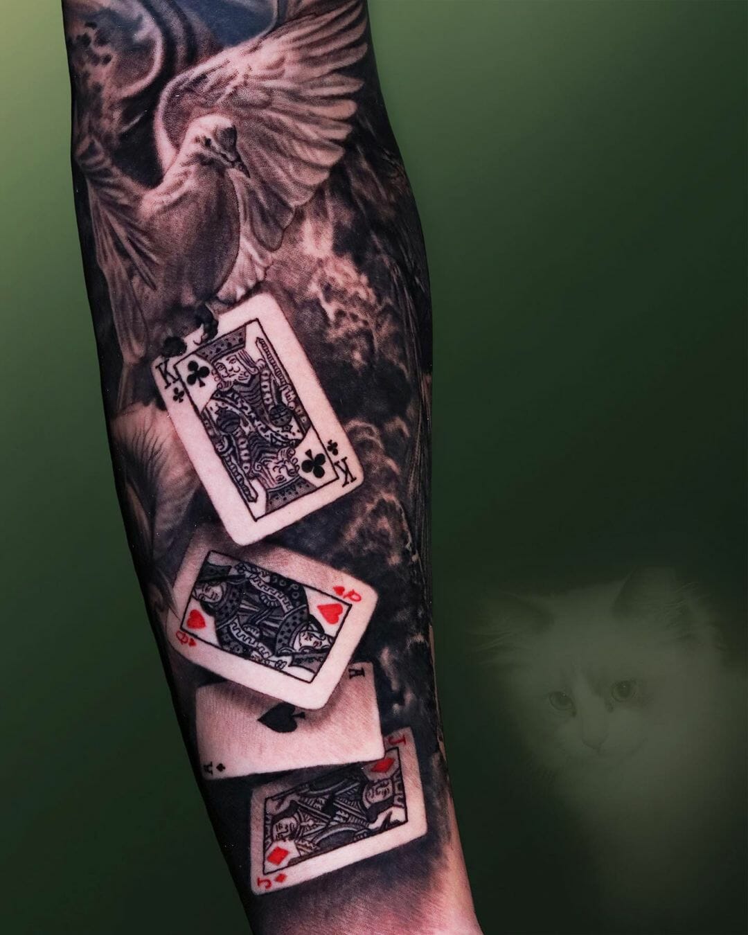 38 Best 3D Deck Of Cards Tattoos Images On Pinterest Playing Cards