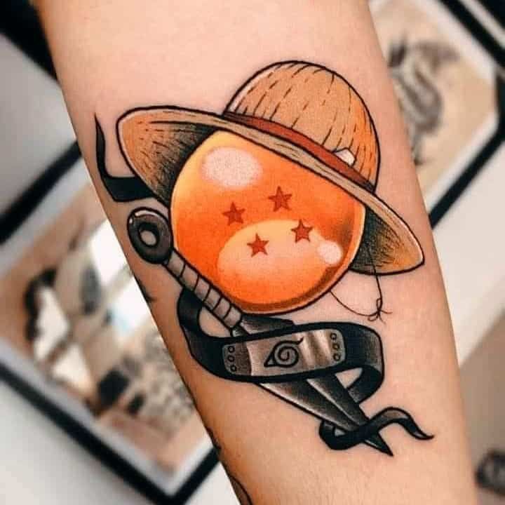 4 Star Dragon Ball Tattoo 2 Z Tattoo Dragon Ball Tattoo Nerd Tattoo