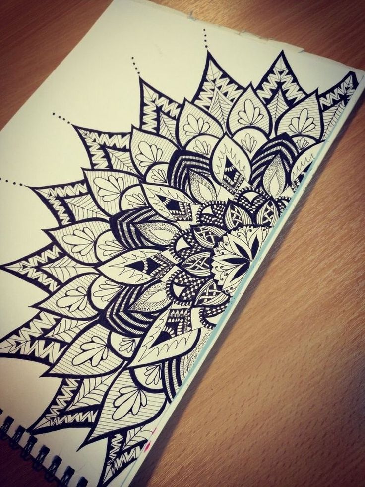 40 Beautiful Mandala Drawing Ideas Amp How To Brighter Craft Mandala Tattoo Design Simple