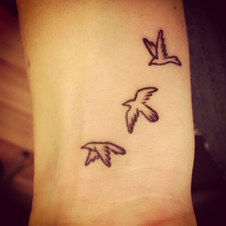 40 Elegant Birds Wrist Tattoos Design