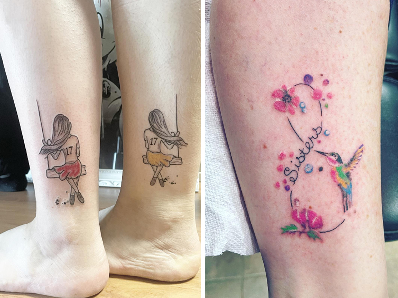 40 Inspiring Sister Tattoo Ideas To Showcase Your Love