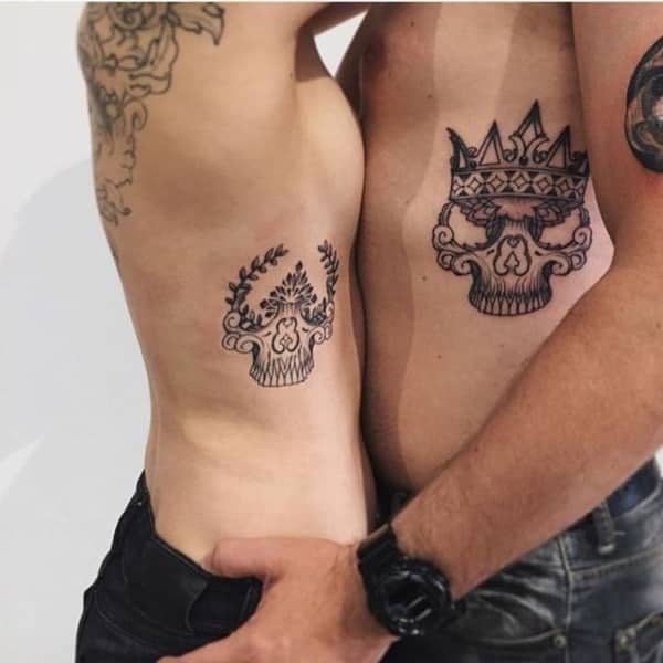 40 King And Queen Tattoos For Lovers That Kick Ass