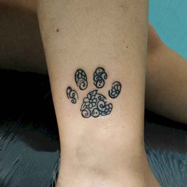 40 Most Beautiful Paw Print Tattoos Ideas Pawprint Tattoo Tattoo