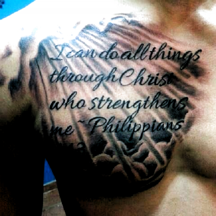 40 Philippians 4 13 Tattoo Designs For Men Bible Verse Ideas Artofit