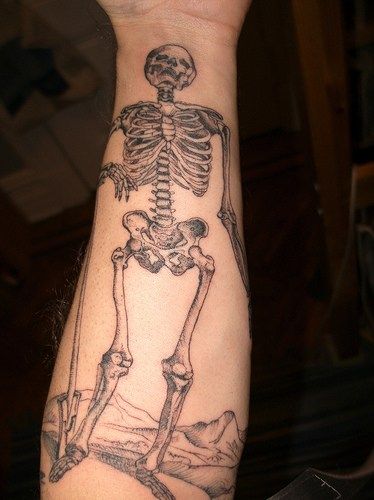 40 Skeleton Tattoo Designs