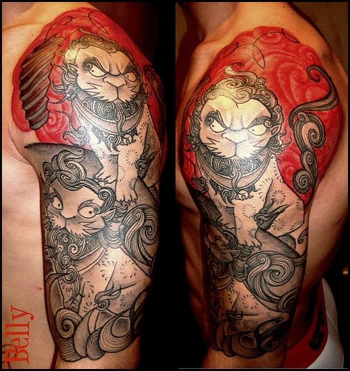 40 Ultimate Foo Dog Tattoo Designs Free Tattoo Ideas